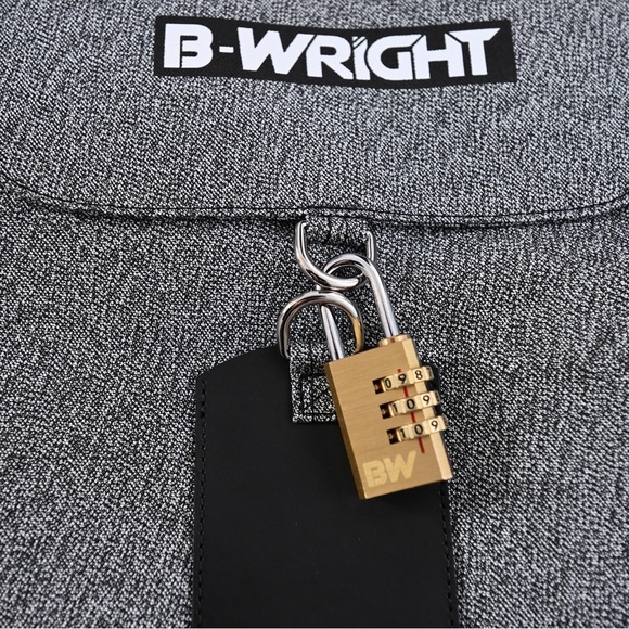 Slash Resistant Drawstring Bag With Top Flap & Locking Mechanism | Anti Theft - Picture 7 of 14